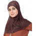 Jersey Instant Hijab - Coca Brown